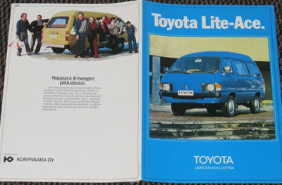 1982 Toyota Lite-Ace esite - Korpivaara - KUIN UUSI