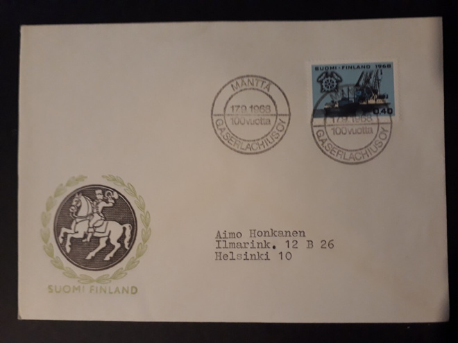 1968  Mänttä - G.A. Serlachius 100 v.