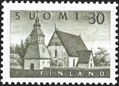 1956 M-54 Lammin kirkko 30 mk **  LaPe 454