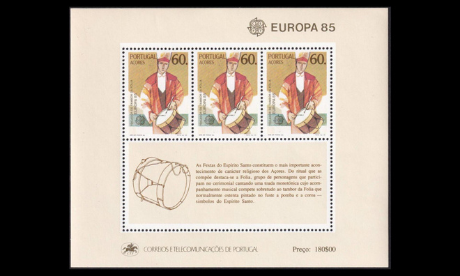 Azorit 373BL6 ** Europa musiikkivuosi (1985)