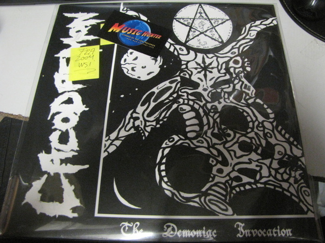CACODAEMON - DEMONIAC INVOCATION LP RANSKA '04 PAINOS UUSI