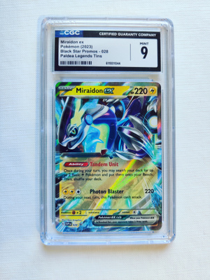 Miraidon ex - SVP028 - Black Star Promo CGC 9