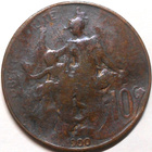 Ranska. 10 centimes 1900. - pikkukuva 2
