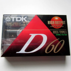 TDK D 60 C-KASETTI UUSI - pikkukuva 1
