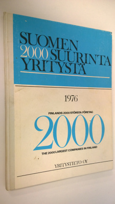 Börje (toim. ; chefred. ; ed.) Thilman : Suomen 2000 suur...