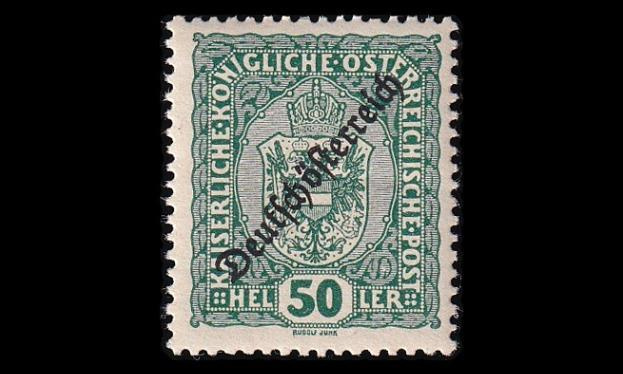 Itävalta 238 ** Deutsch-Österreich 50 H (1918)