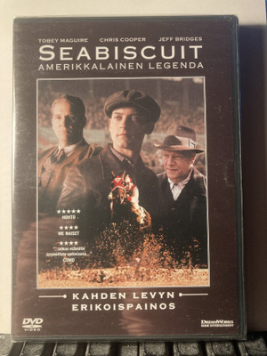 SEABISCUIT, DVD x 2, Ross, Bridges, muoveissa