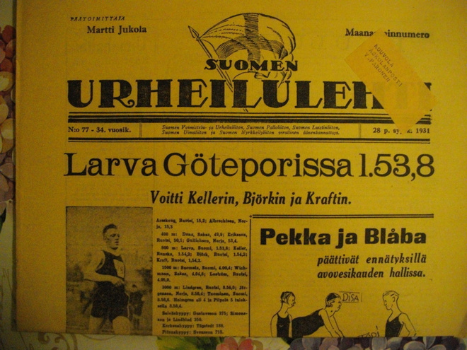 Suomen Urheilulehti Nro 77/1931 (30.9)