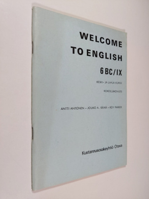 Welcome to English 6 BC/IX