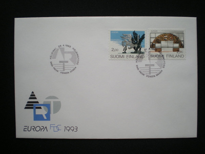 FDC Eurooppa 26.4.1993 - LaPe 1201-1202