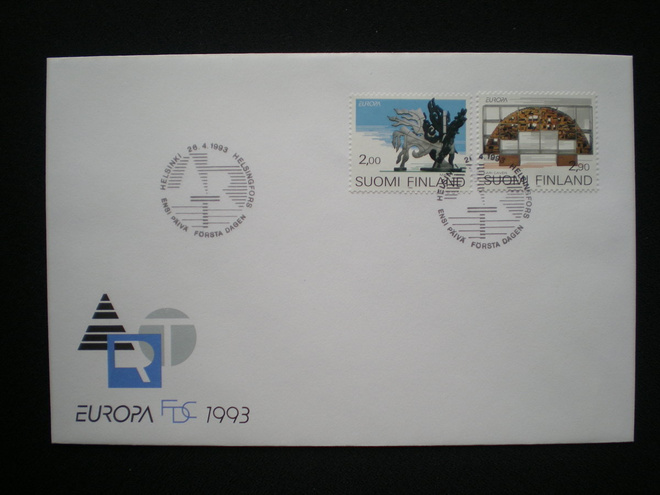 FDC Eurooppa 26.4.1993 - LaPe 1201-1202