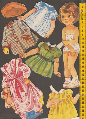 Paperinukke Eila 1950-luku