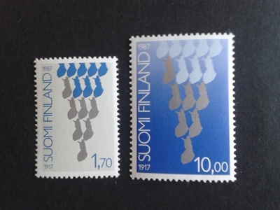 1987 itsenäinen suomi 70v pari**