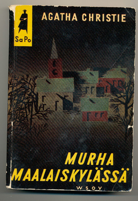 Agatha Christie - Murha maalaiskylässä - vanha SaPo pokkari