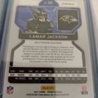 Lamar Jackson orange wave prizm /60 NFL - pikkukuva 2
