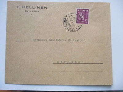 1935 Kortesjärvi E Pellinen Evijärvi kuori