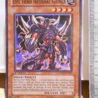 Yu-Gi-Oh hirviö Evil Hero Infernal Gainer 1st edition - pikkukuva 1