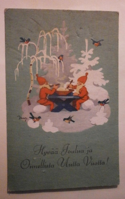 Wendelin: Tontut puurolla metsässä, Tubi + Tubi-m, p. 1944