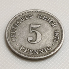 Saksa 5 Pfennig 1874C - pikkukuva 3