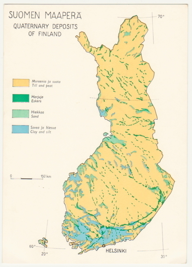 Suomen maaperä karttakortti