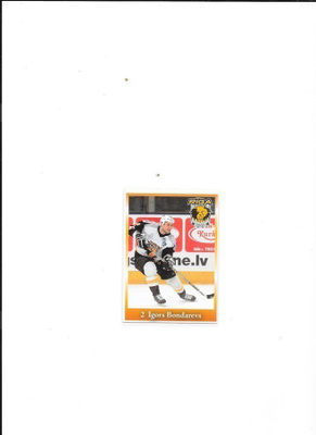 2005-06 HK Riga 2000 #2 Igors Bondarevs ex- Kärpät Saipa