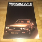 Esite Renault 30 TS, noin vuodelta 1975 - pikkukuva 1