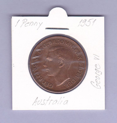 Australia 1 Penny v.1951 KM#43