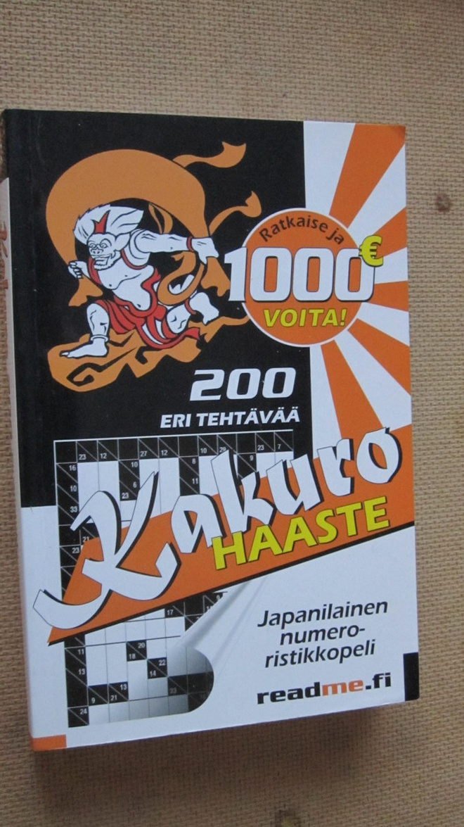 Kakuro haaste - japanilainen numeroristikkopeli