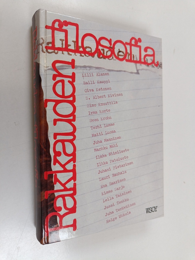 Esa ym. (toim.) Saarinen : Rakkauden filosofia