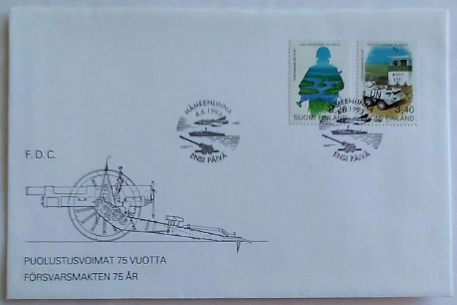 FDC PUOLUSTUSVOIMAT 75 v. HÄMEENLINNA 4.6.1993