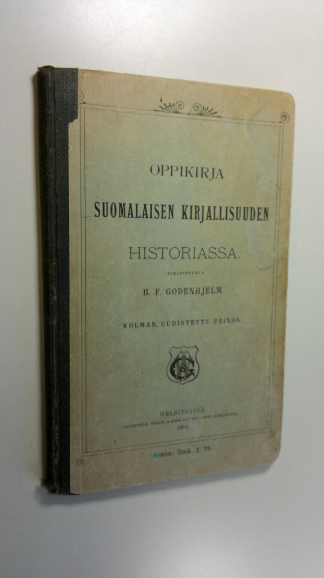 Oppikirja Suomalaisen kirjallisuuden historiassa