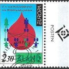 ÅL 1994 Eurooppa merkit 2,30 mk välilöpari logo EPL LaPe 086 - pikkukuva 1