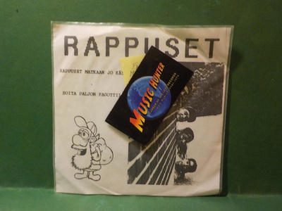 RAPPUSET - MATKAAN JO KÄY / SOITA PALJON FAGOTTII M-/EX+ 7"