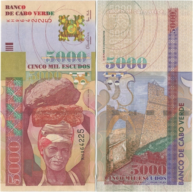 Cape Verde Cabo Verde 5000 Escudos 2000 (P-67) UNC