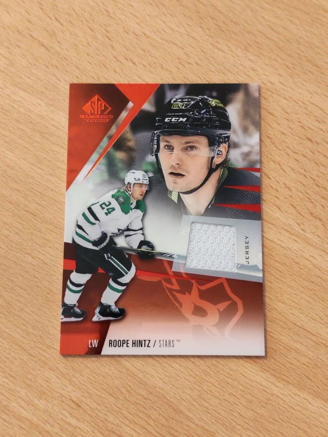 2023-24 SP Game Used Roope Hintz Jersey