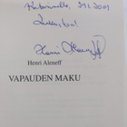 Henri Aleneff : Vapauden maku (signeerattu, tekijän omiste) - pikkukuva 3