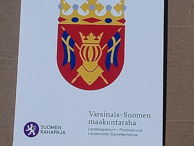 Varsinais Suomen maakuntaraha kansiossa.