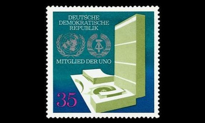 DDR 1883 ** DDR YK:n jäseneksi (1973)