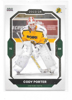 2023-24 Tsekki 2.liga GOLD #217 Cody Porter Vsetin ex Ässät
