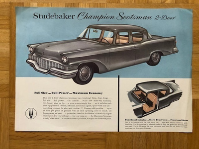 Esite Studebaker Champion Scotsman 2 door 1958