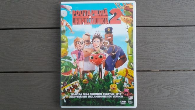 DVD: Poutapilviä ja Lihapullakuuroja 2 (2013)
