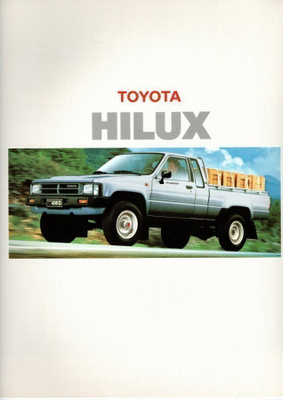 Toyota Hilux -esite, 1987