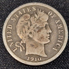 USA Barber dime 1910 - pikkukuva 1