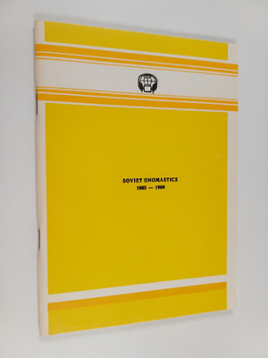 Soviet onomastic 1985-1989