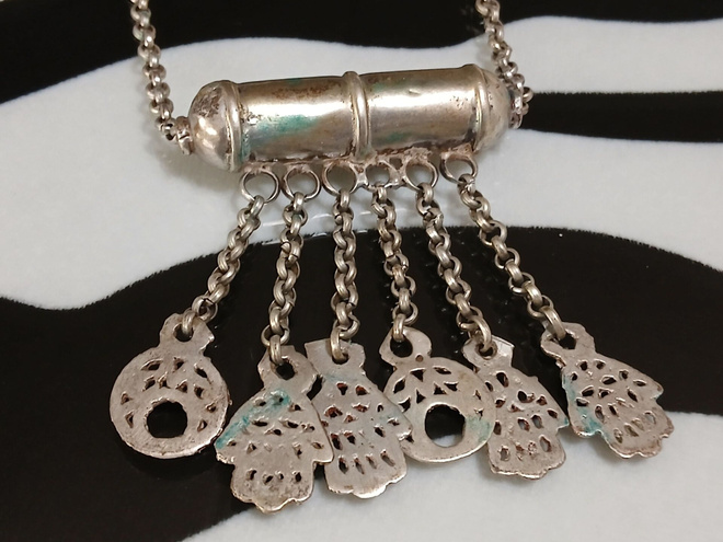 Antique Antiikki riipus kaulakoru 1900