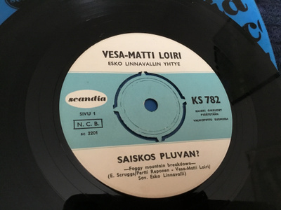 Vesa- Matti Loiri Saiskos pluvan? Scandia hieno sgl keskiö