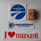 Vanhoja tarroja 3 kpl, Vaasanlaivat, Maxell ja airport tarra - pikkukuva 2