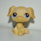 Littlest pet shop koira LPS kultainen noutaja keltainen - pikkukuva 1