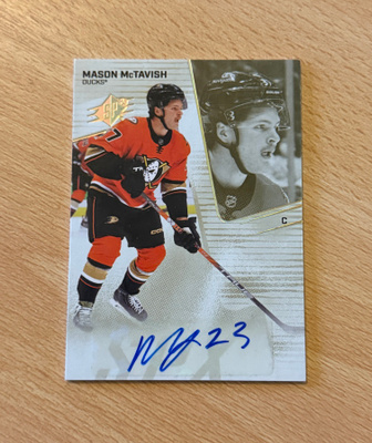 2022-23 SPx Mason McTavish Autograph