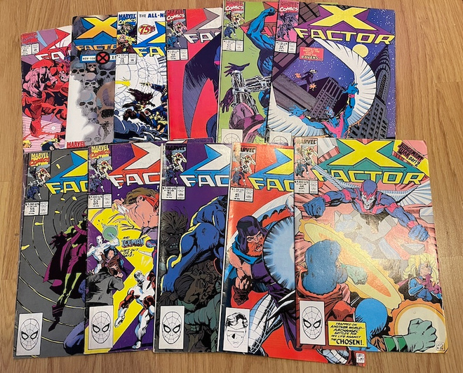 X-Factor -sarjakuvalehtiä 11 kpl (Marvel)